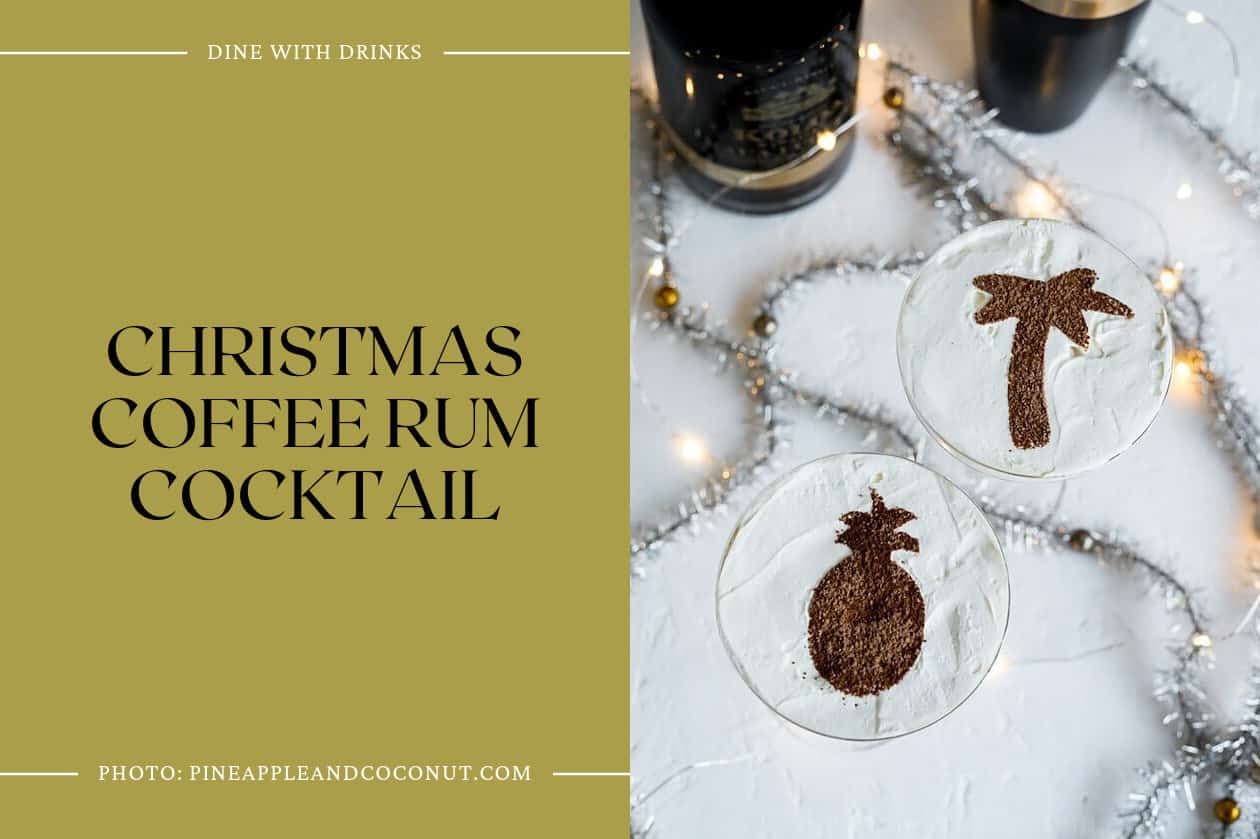 Christmas Coffee Rum Cocktail
