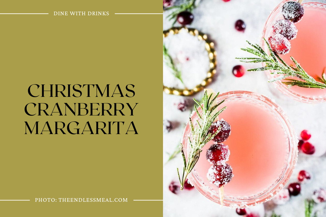 Christmas Cranberry Margarita