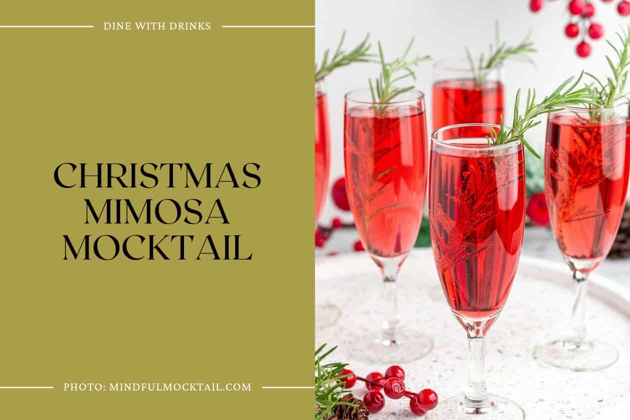 Christmas Mimosa Mocktail