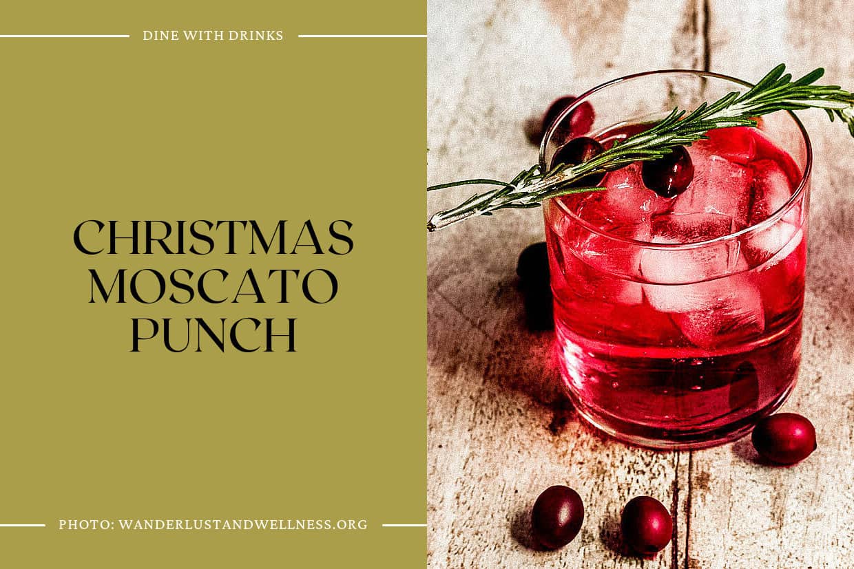 Christmas Moscato Punch