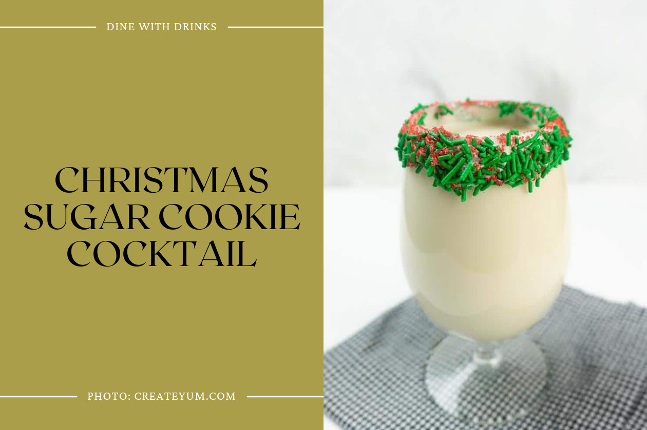 Christmas Sugar Cookie Cocktail