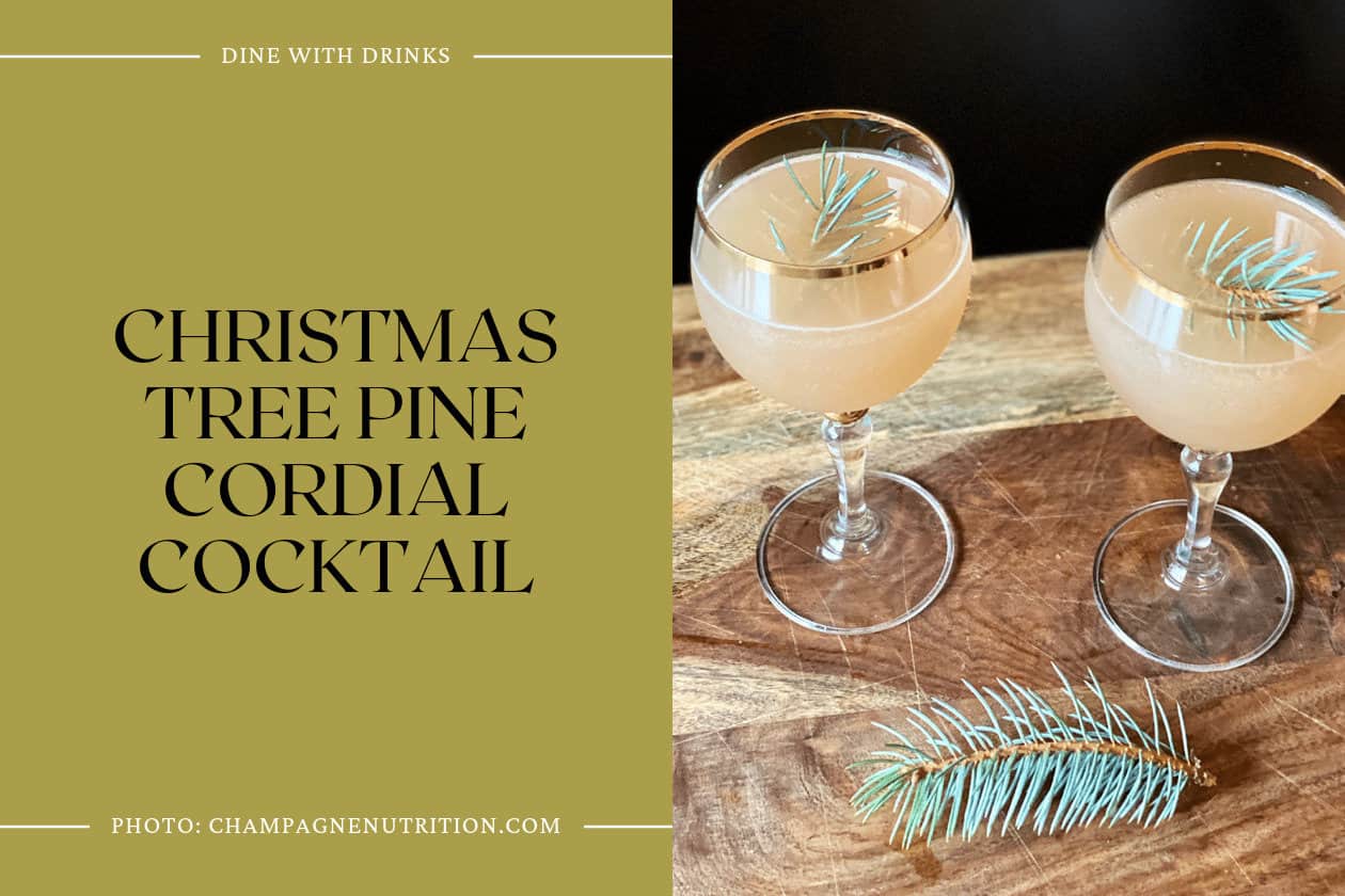Christmas Tree Pine Cordial Cocktail