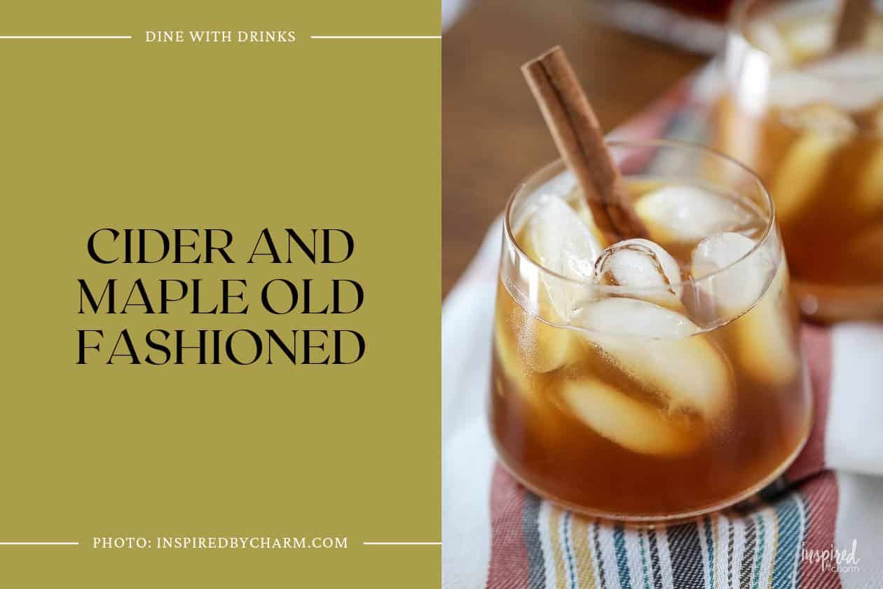 Cider And Maple Old Fashioned
