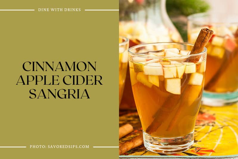 Cinnamon Apple Cider Sangria