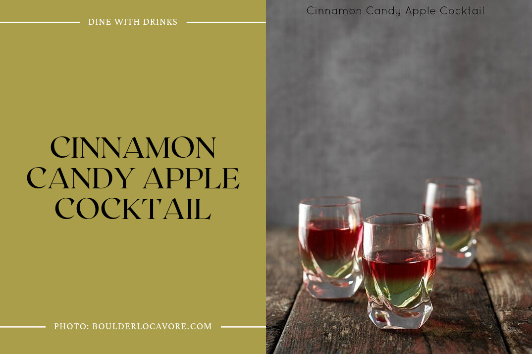 Cinnamon Candy Apple Cocktail