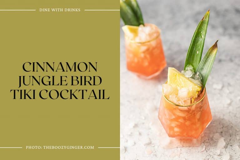 6 Bird Themed Cocktails To Get Your Wings Flapping DineWithDrinks   Cinnamon Jungle Bird Tiki Cocktail 2 768x511 