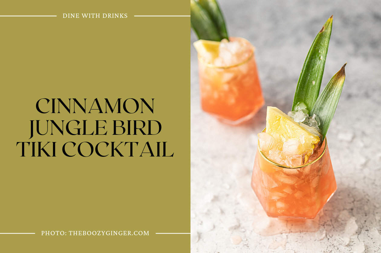 Cinnamon Jungle Bird Tiki Cocktail