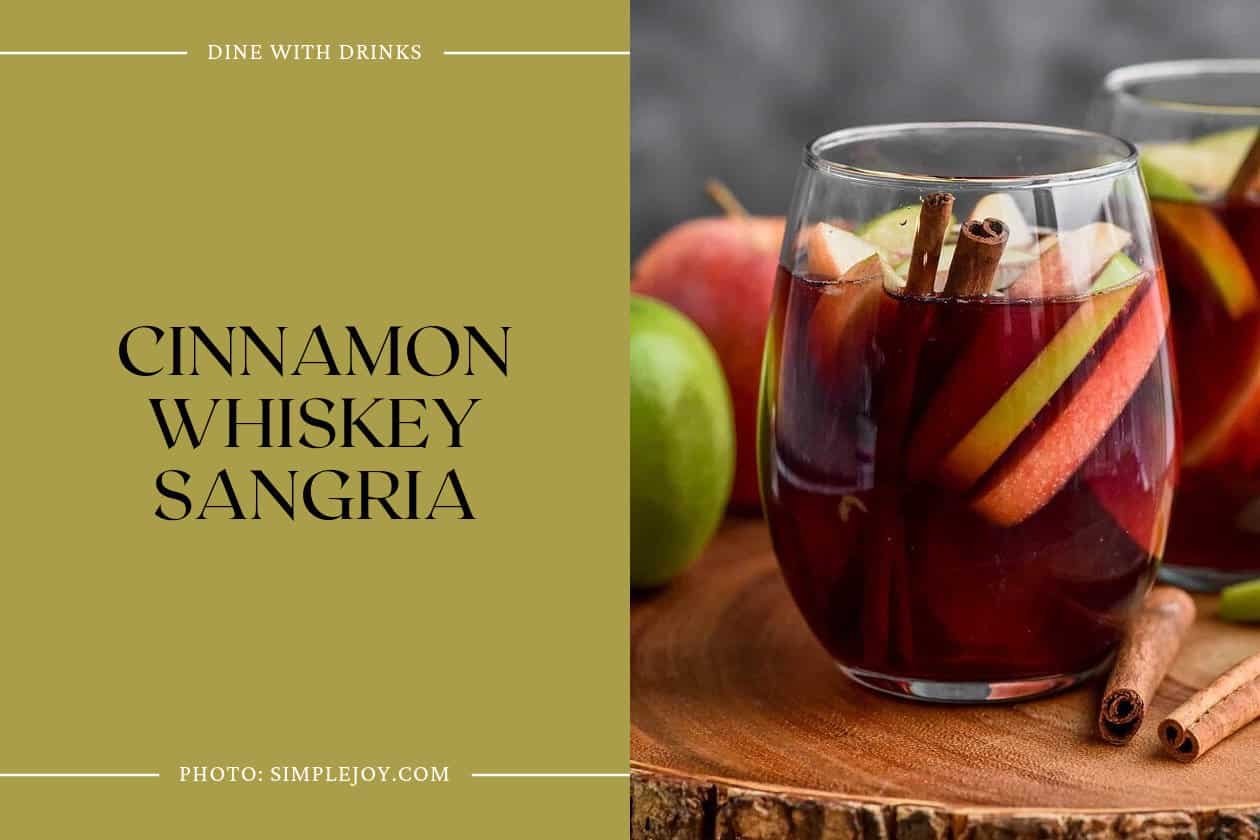 Cinnamon Whiskey Sangria