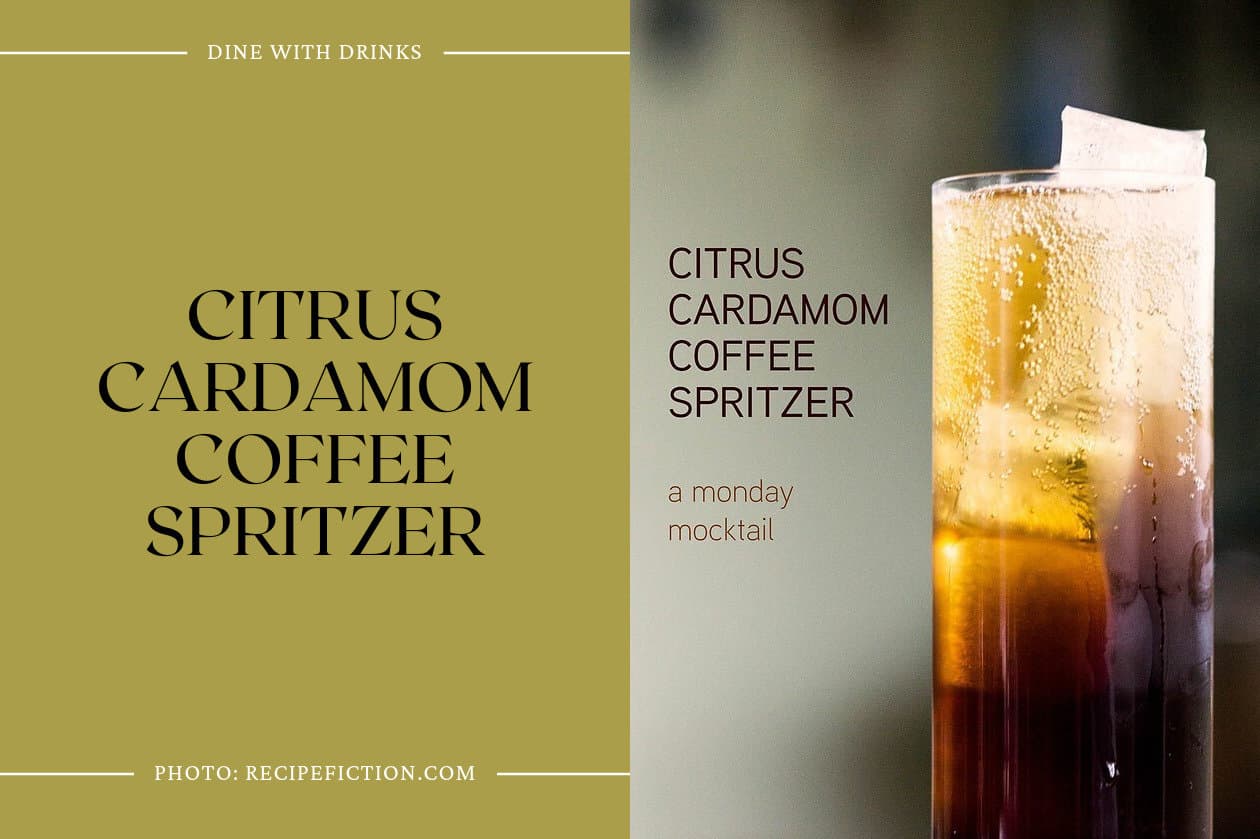 Citrus Cardamom Coffee Spritzer