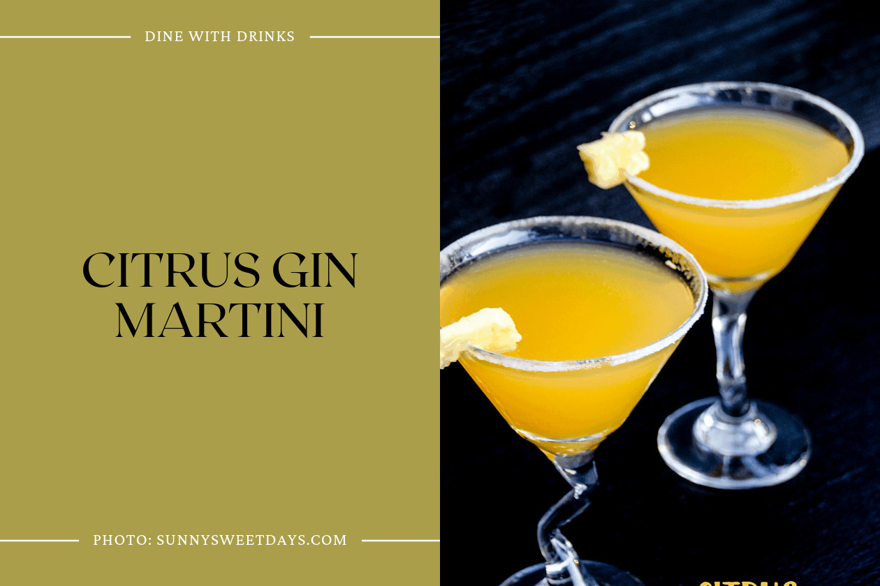 Citrus Gin Martini