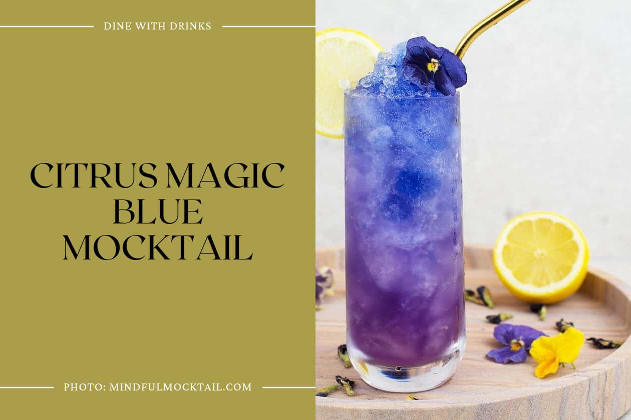 Citrus Magic Blue Mocktail