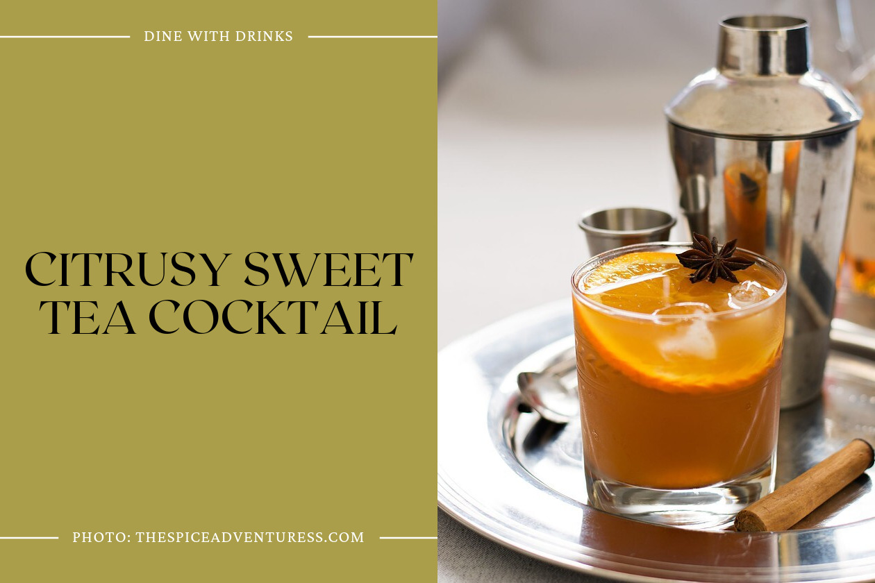 Citrusy Sweet Tea Cocktail