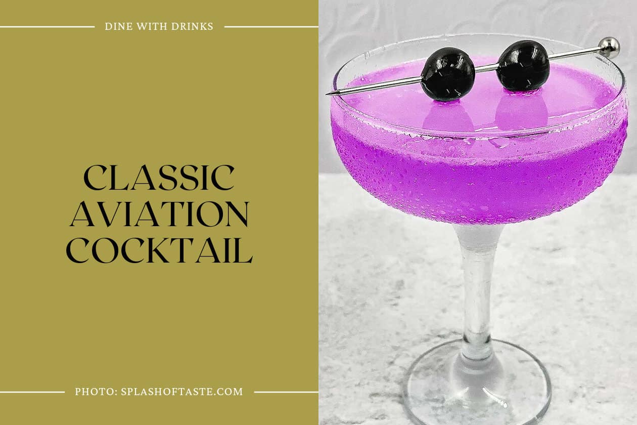 Classic Aviation Cocktail