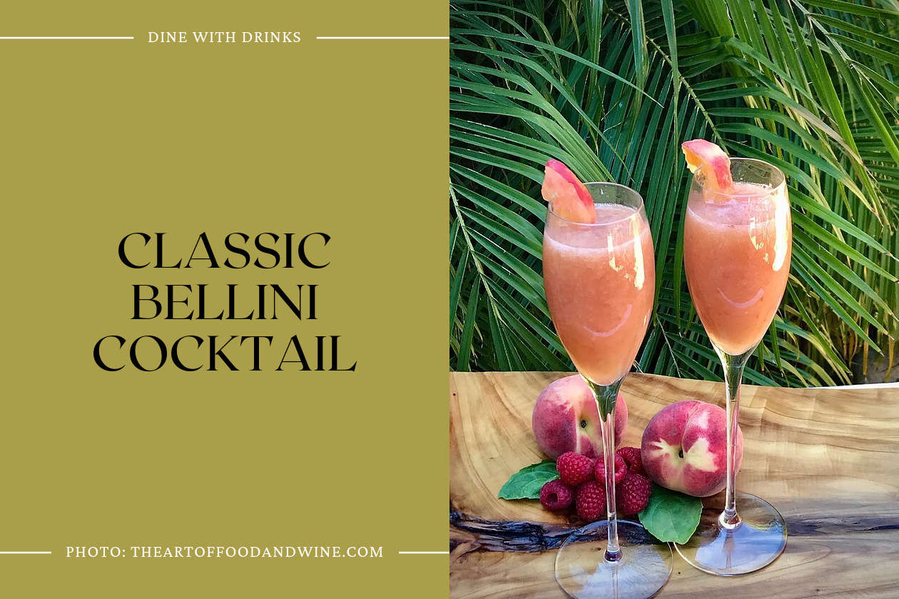 Classic Bellini Cocktail