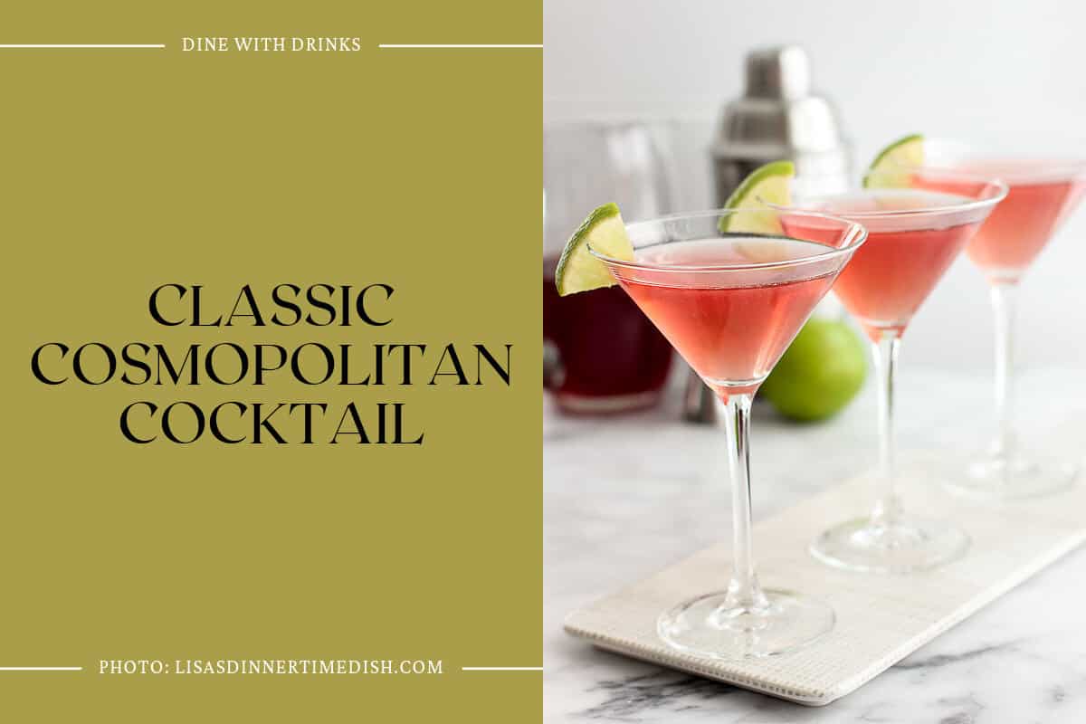 Classic Cosmopolitan Cocktail