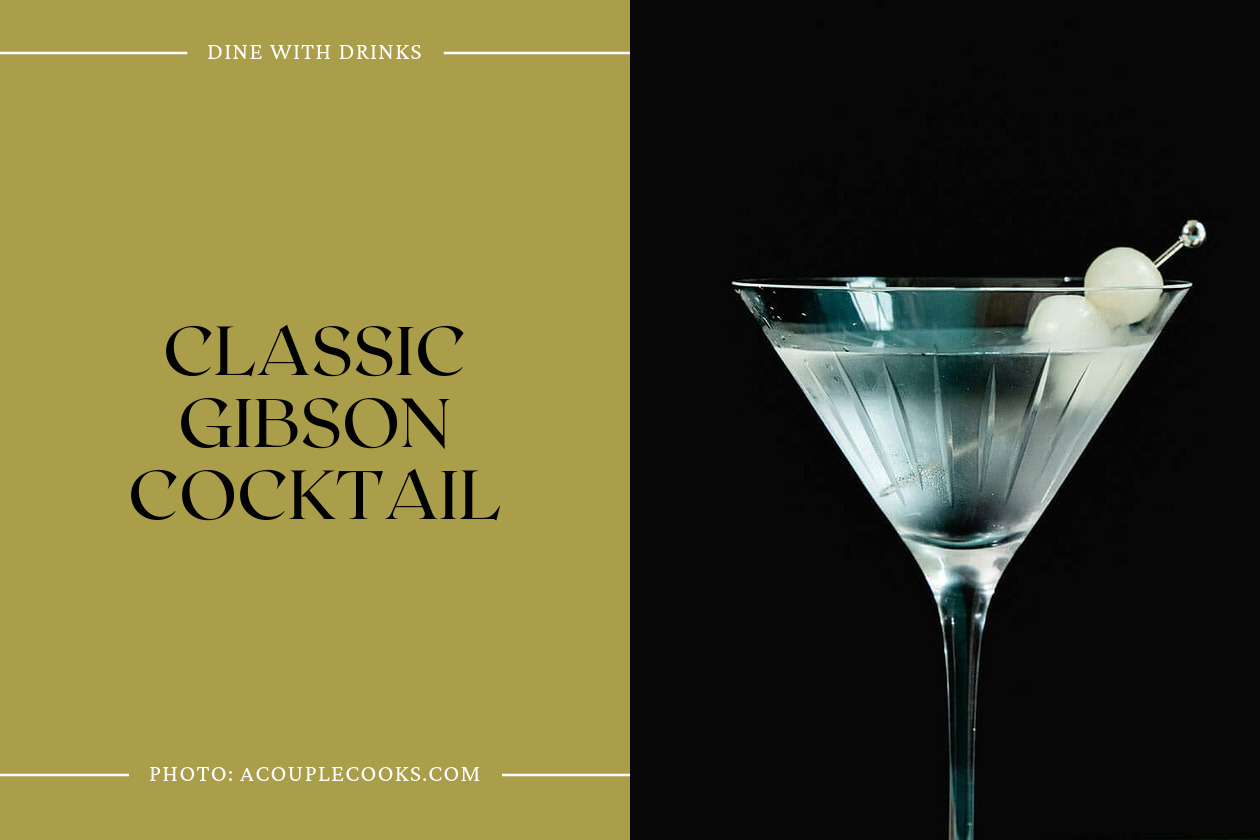 Classic Gibson Cocktail