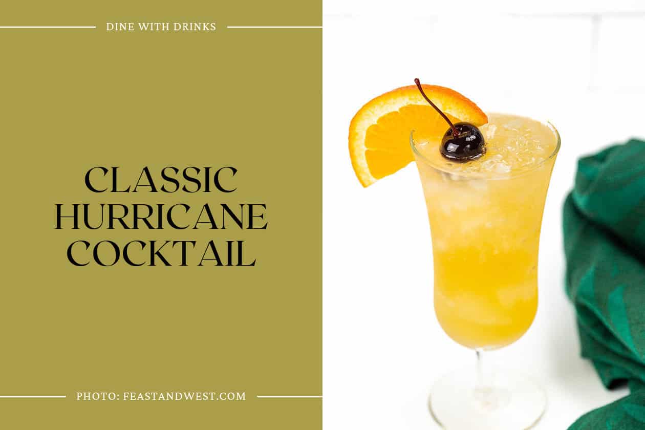 Classic Hurricane Cocktail
