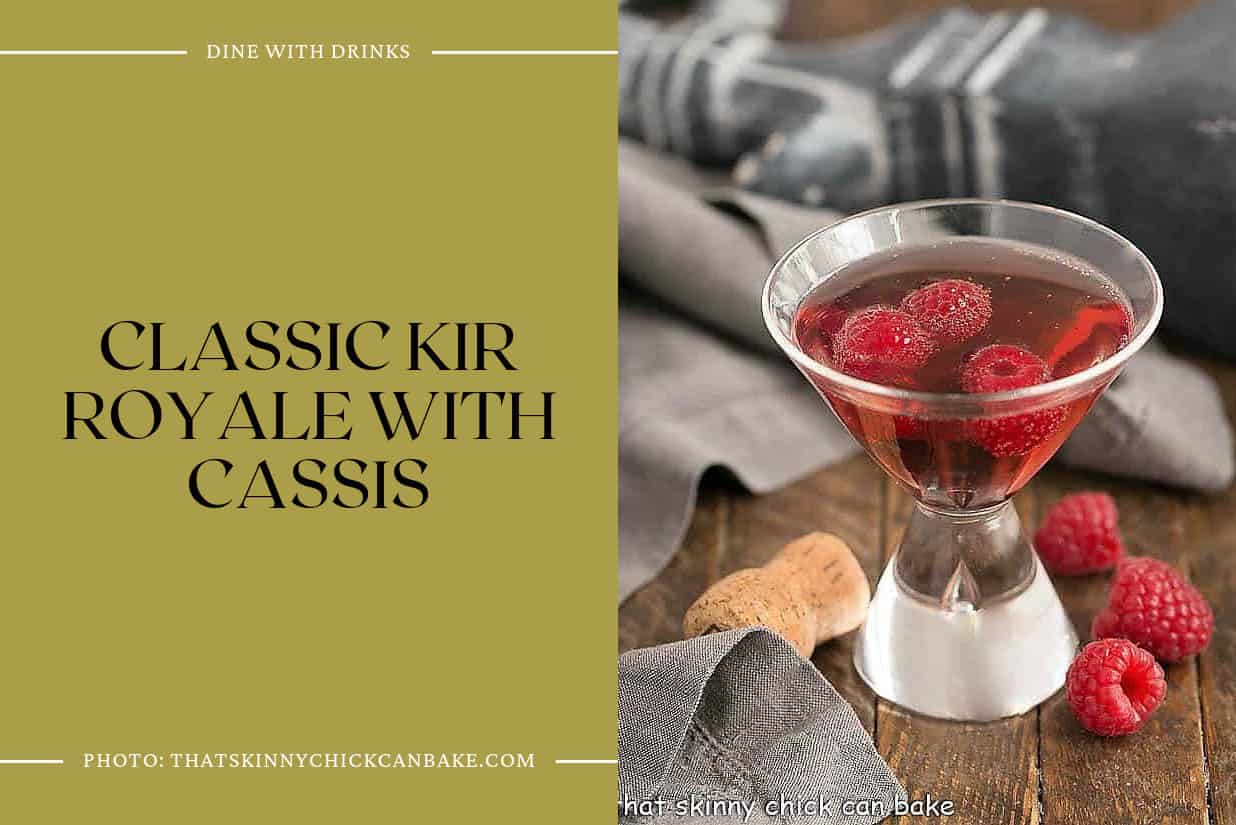 Classic Kir Royale With Cassis