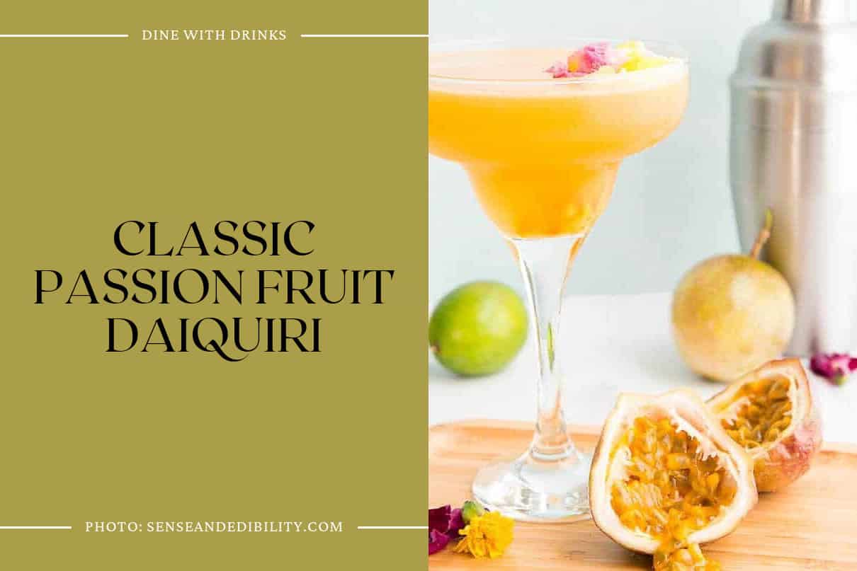 Classic Passion Fruit Daiquiri