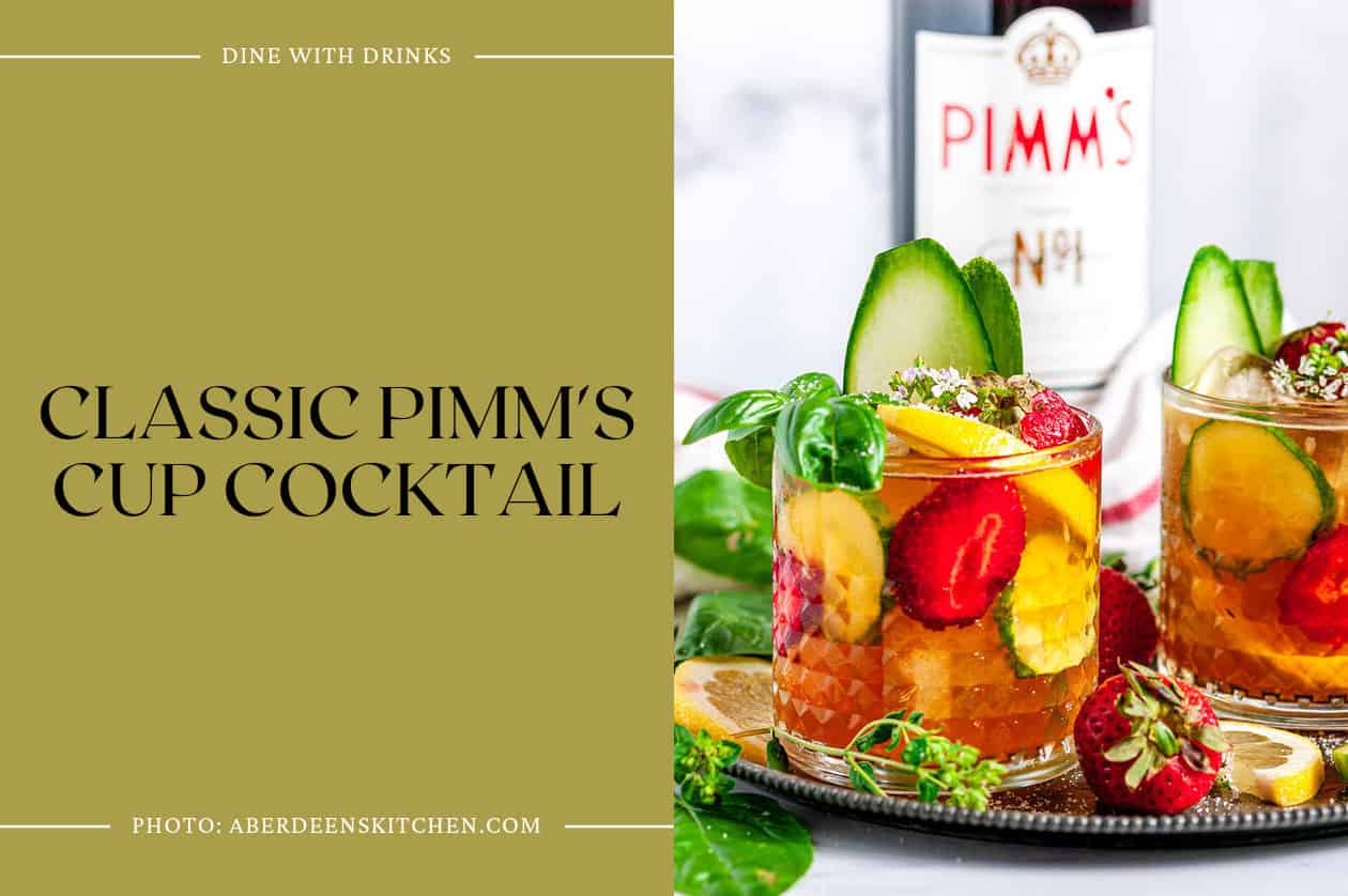 Classic Pimm's Cup Cocktail