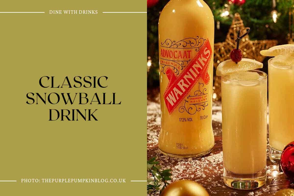 Classic Snowball Drink