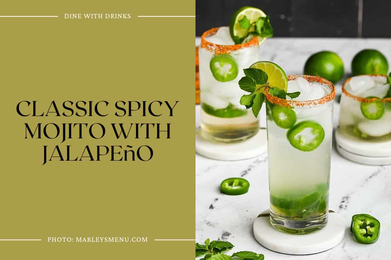 Classic Spicy Mojito With Jalapeño