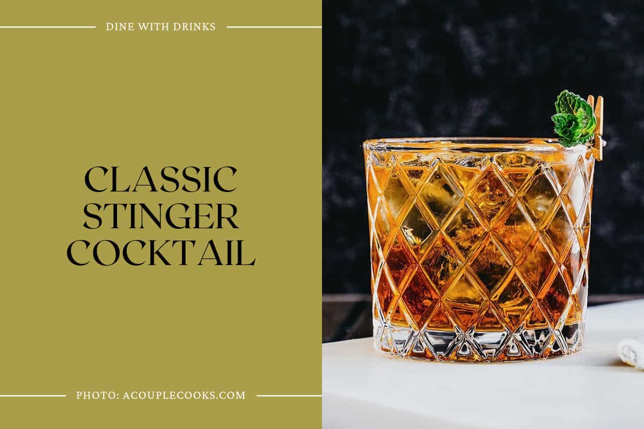 Classic Stinger Cocktail