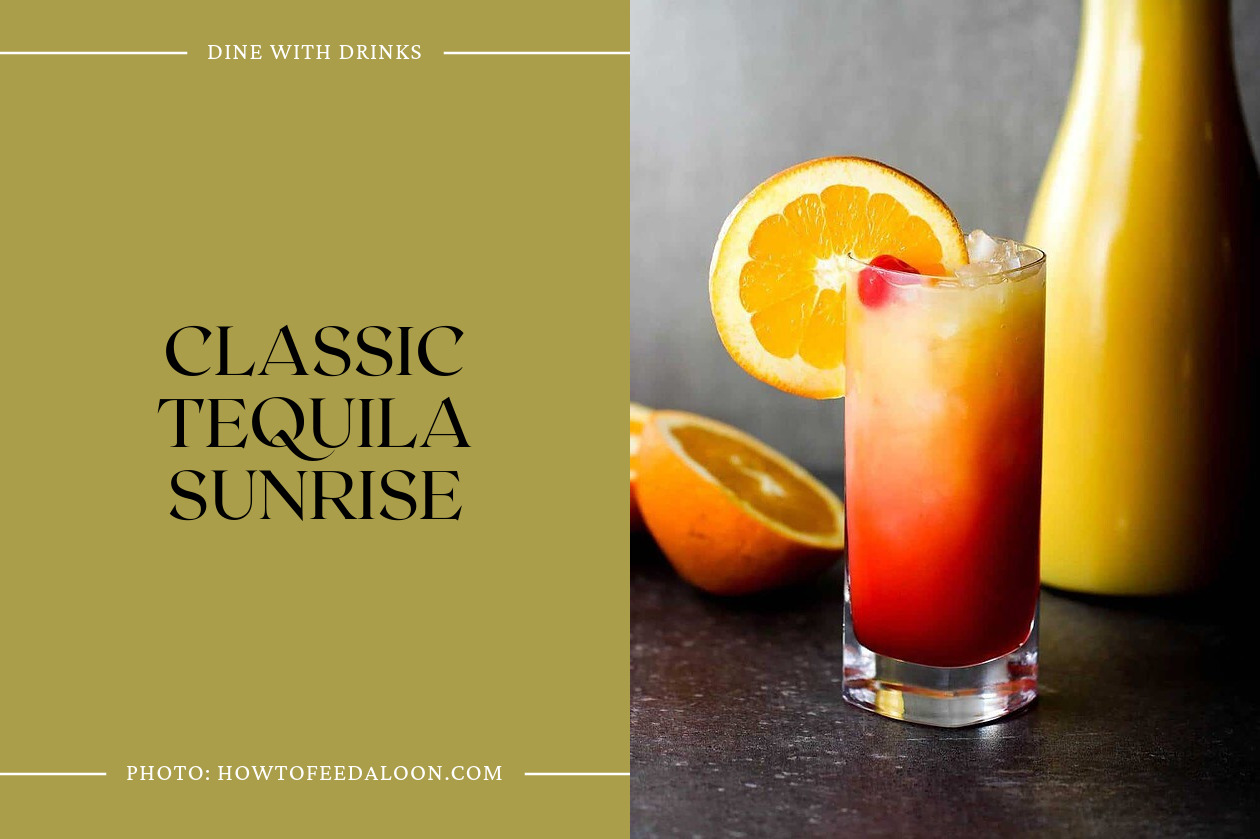 Classic Tequila Sunrise