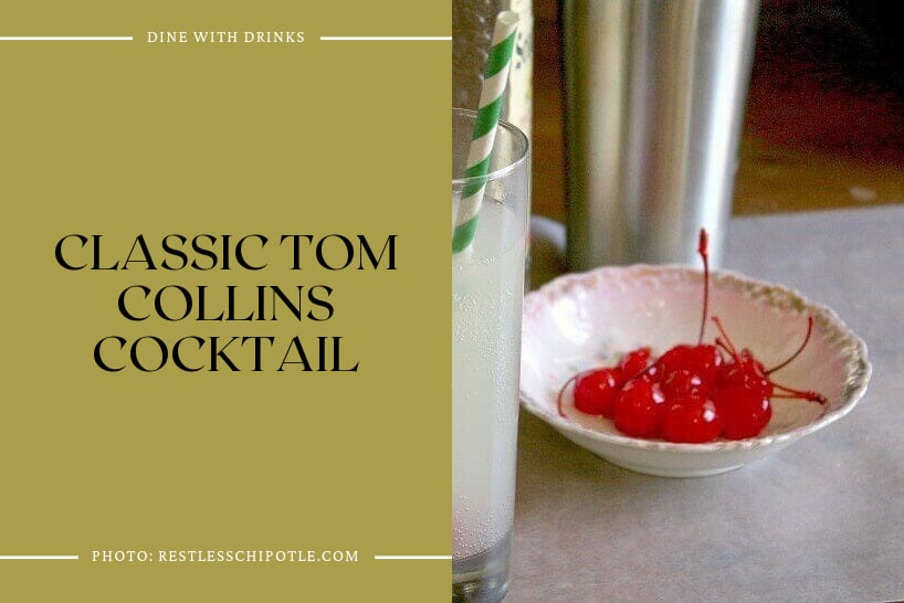 Classic Tom Collins Cocktail