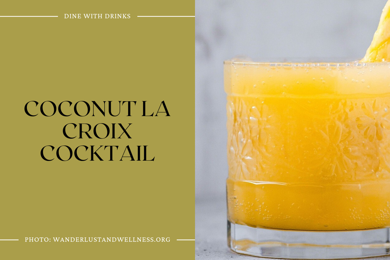 Coconut La Croix Cocktail