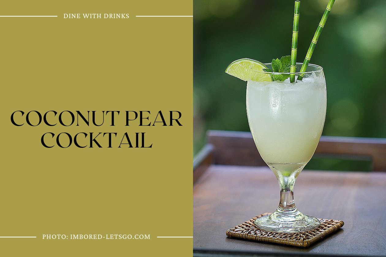 Coconut Pear Cocktail