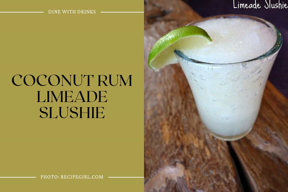 Coconut Rum Limeade Slushie