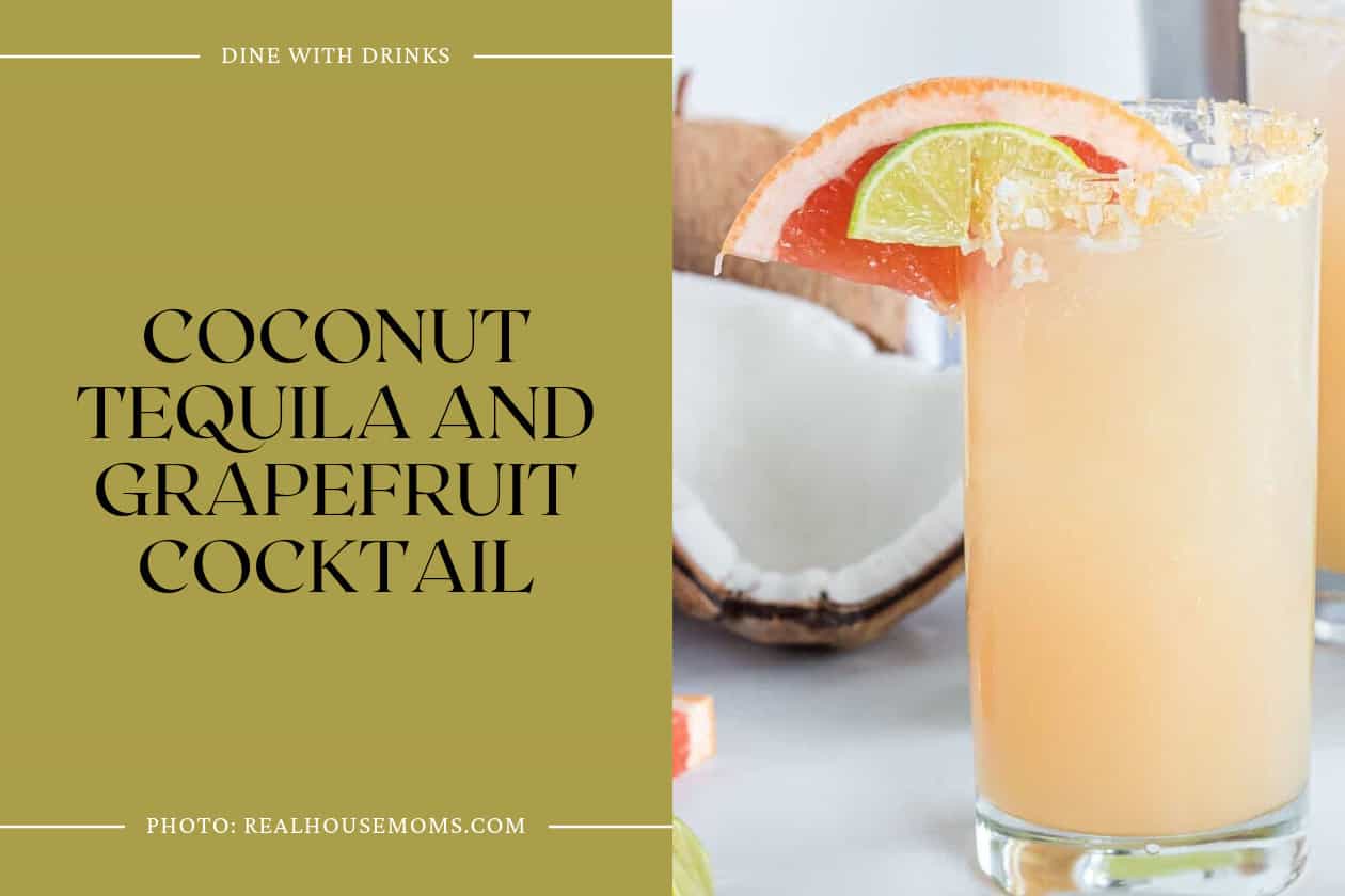 Coconut Tequila And Grapefruit Cocktail