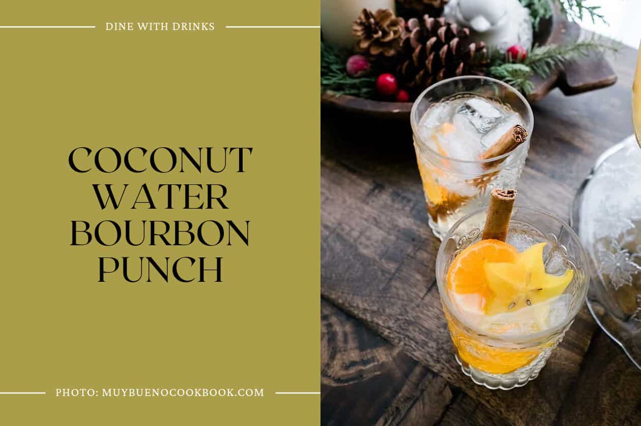 Coconut Water Bourbon Punch