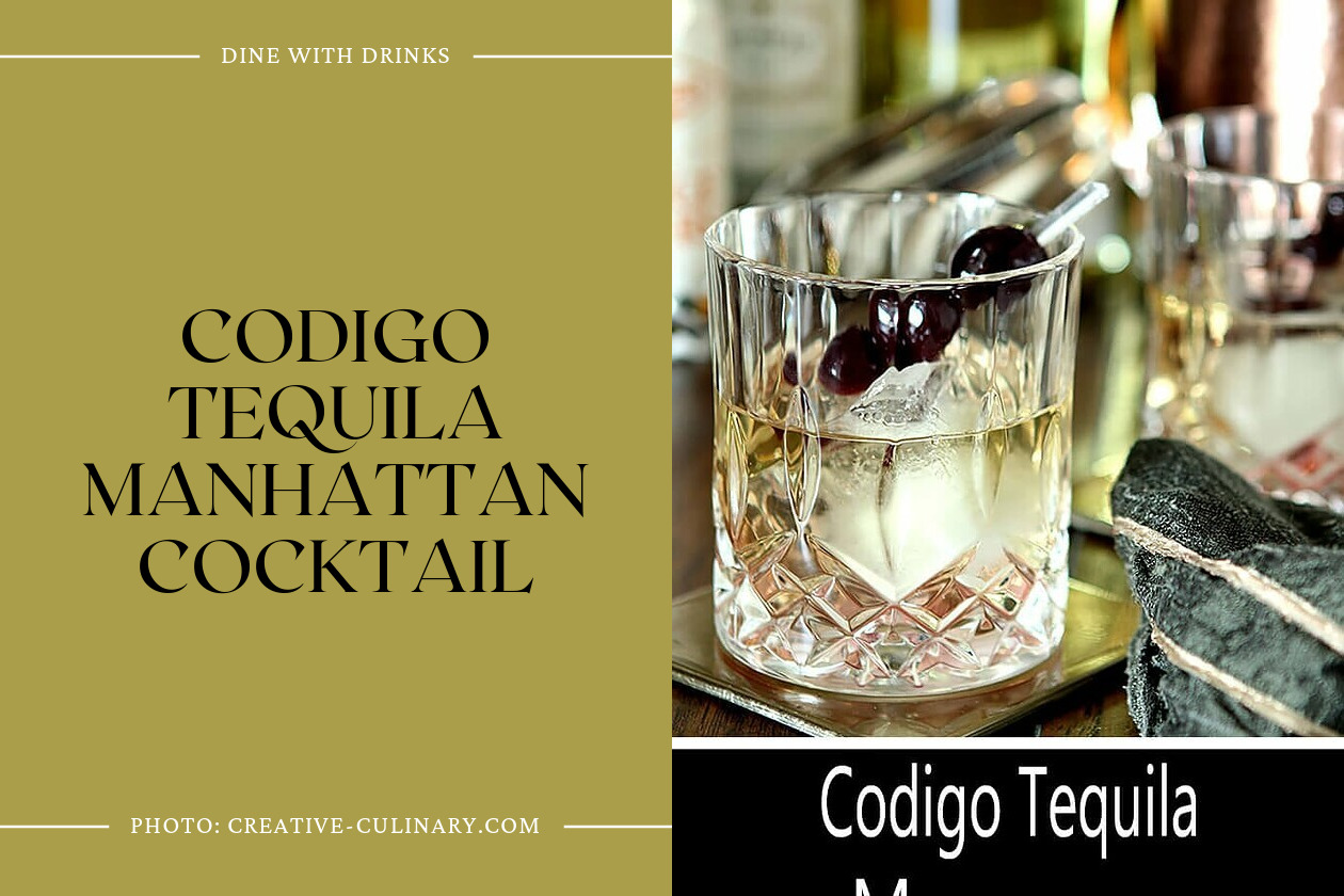 Codigo Tequila Manhattan Cocktail