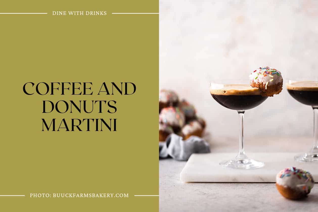 Coffee And Donuts Martini