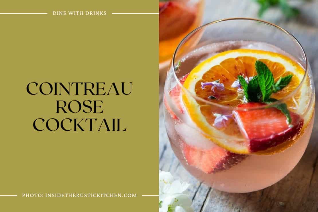 Cointreau Rose Cocktail