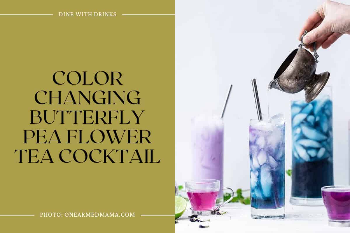 Color Changing Butterfly Pea Flower Tea Cocktail
