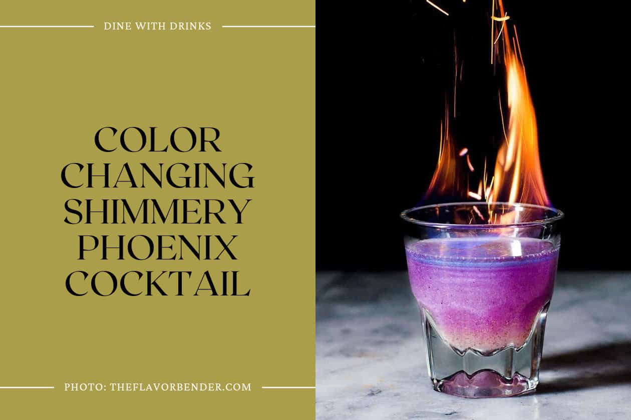Color Changing Shimmery Phoenix Cocktail