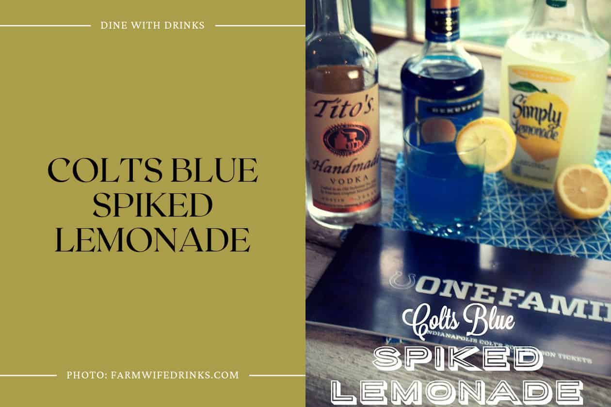 Colts Blue Spiked Lemonade