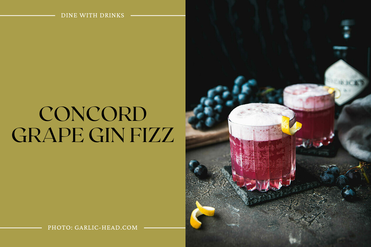 Concord Grape Gin Fizz