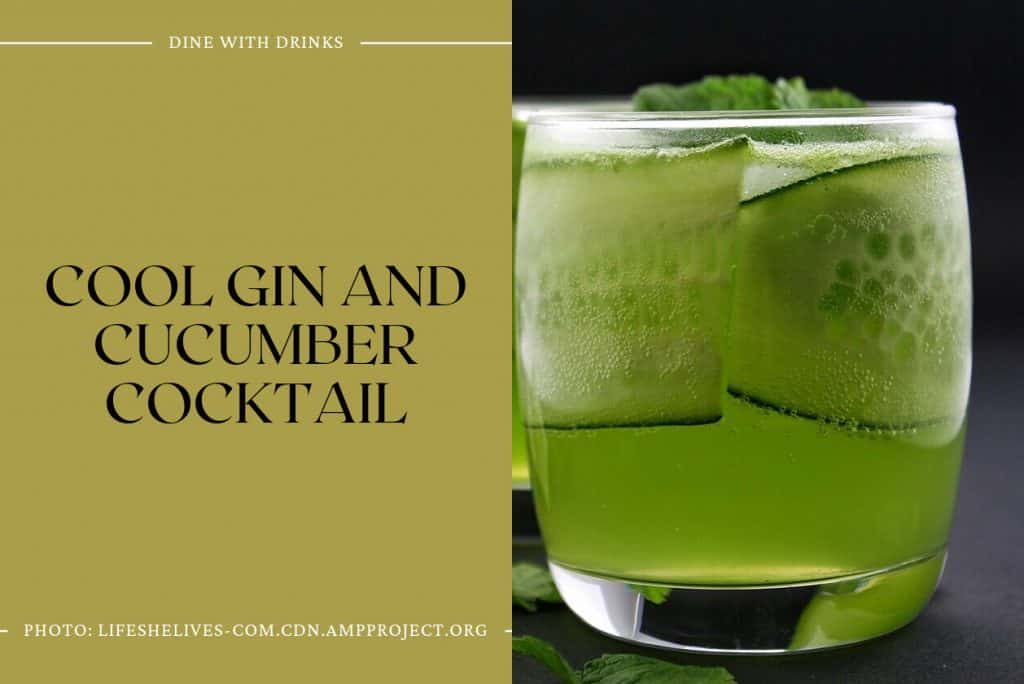 28 Best Gin and Cucumber Cocktails DineWithDrinks