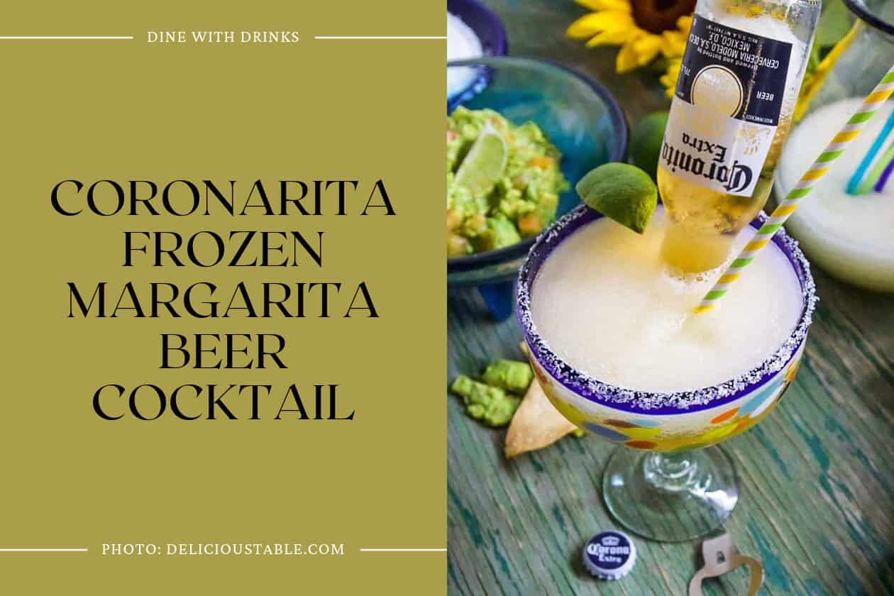 Coronarita Frozen Margarita Beer Cocktail