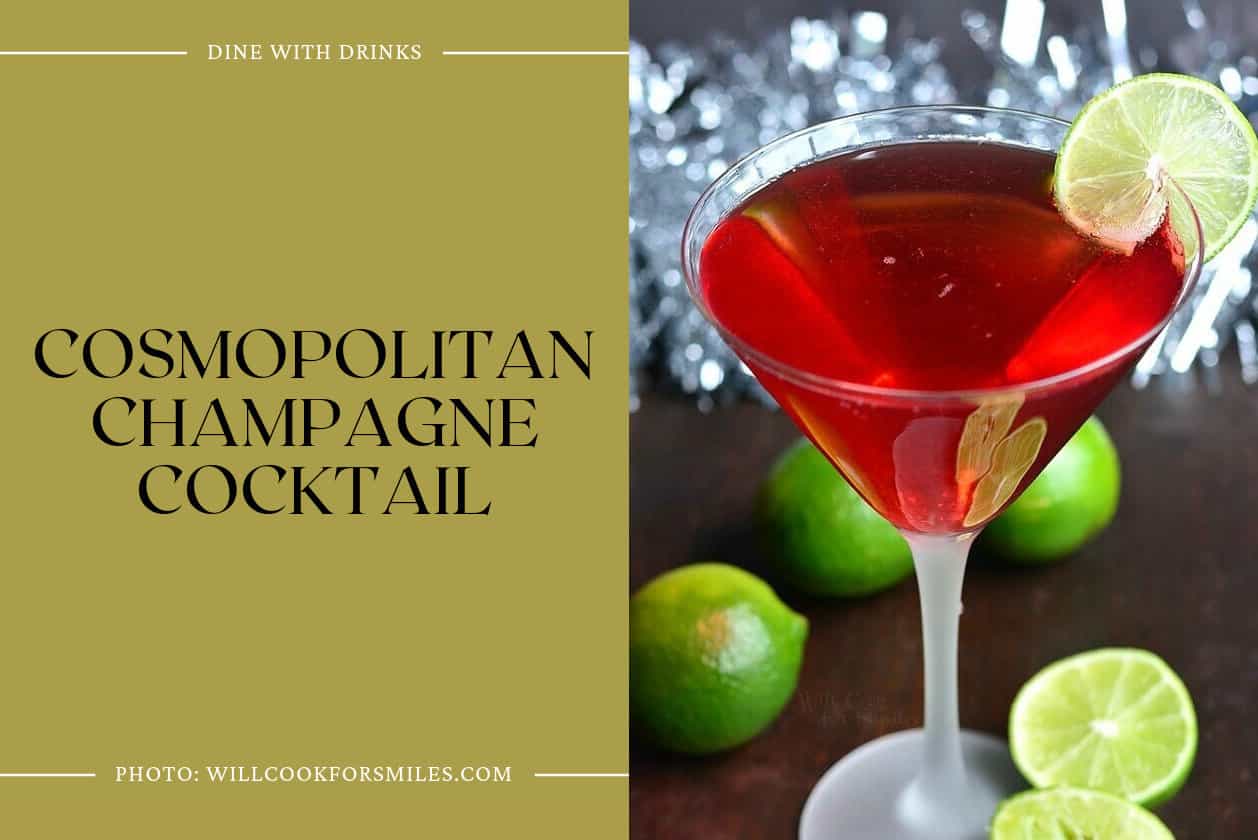 Cosmopolitan Champagne Cocktail