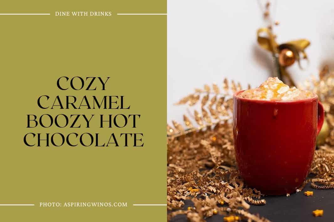 Cozy Caramel Boozy Hot Chocolate