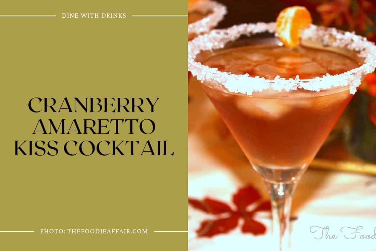 Cranberry Amaretto Kiss Cocktail