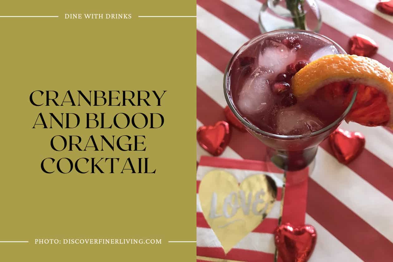 Cranberry And Blood Orange Cocktail