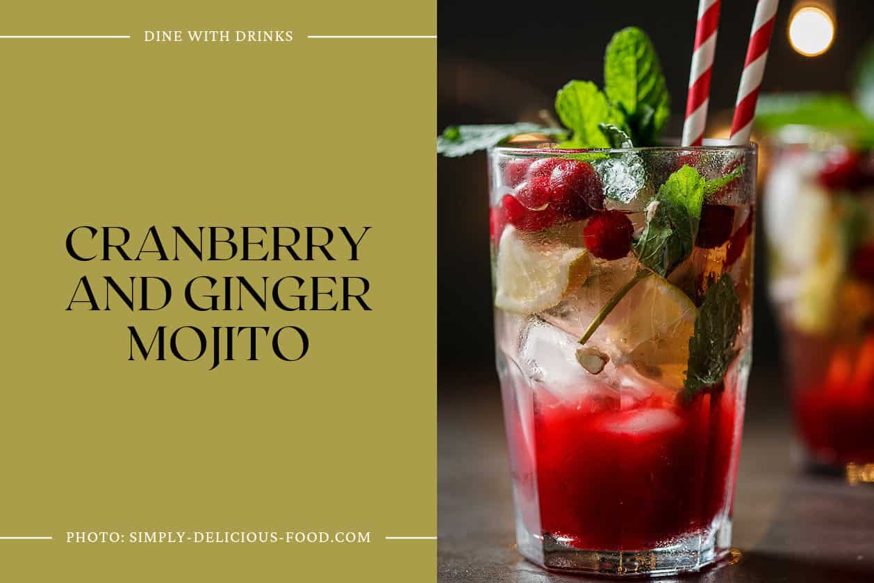 Cranberry And Ginger Mojito