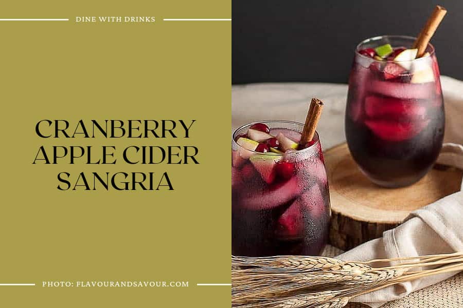 Cranberry Apple Cider Sangria