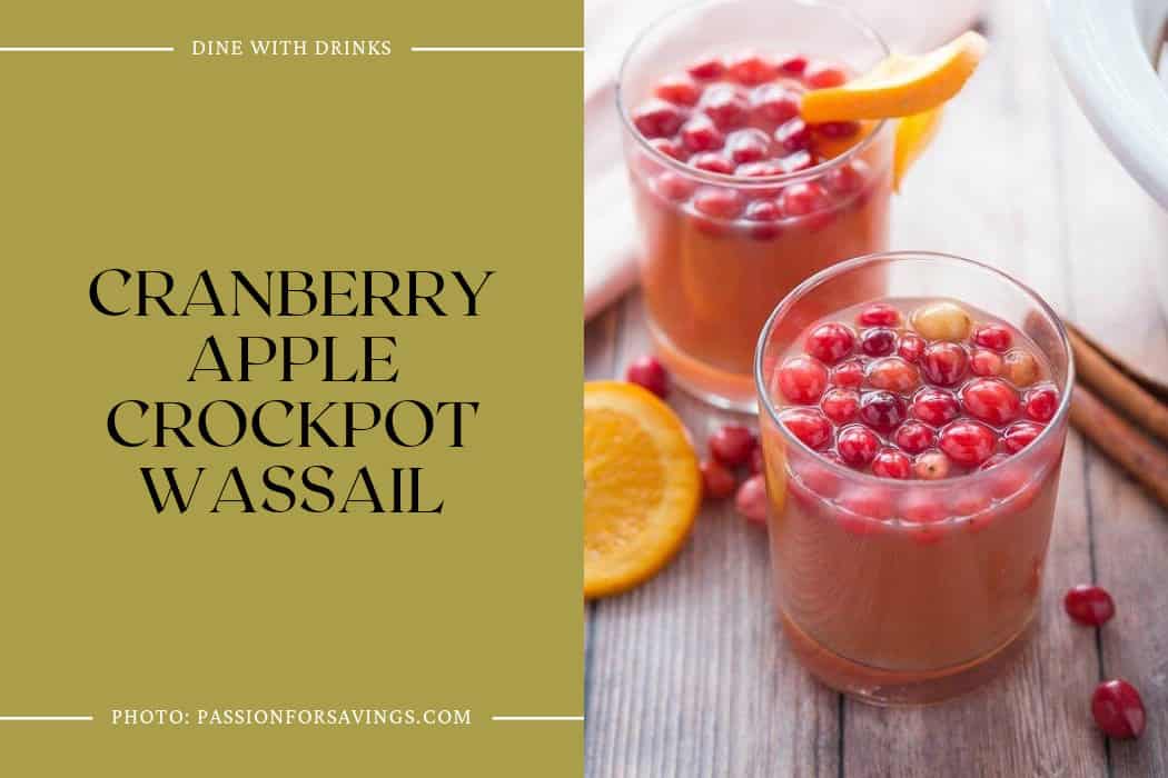 Cranberry Apple Crockpot Wassail